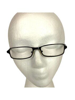 Dolce & Gabbana Black Metal Rectangle Eyeglass Frames 49 16 135
